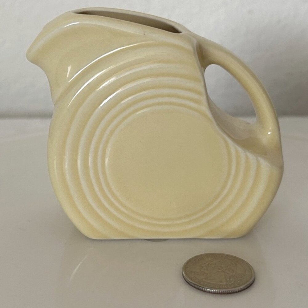 Fiesta Yellow Mini Disc Pitcher
